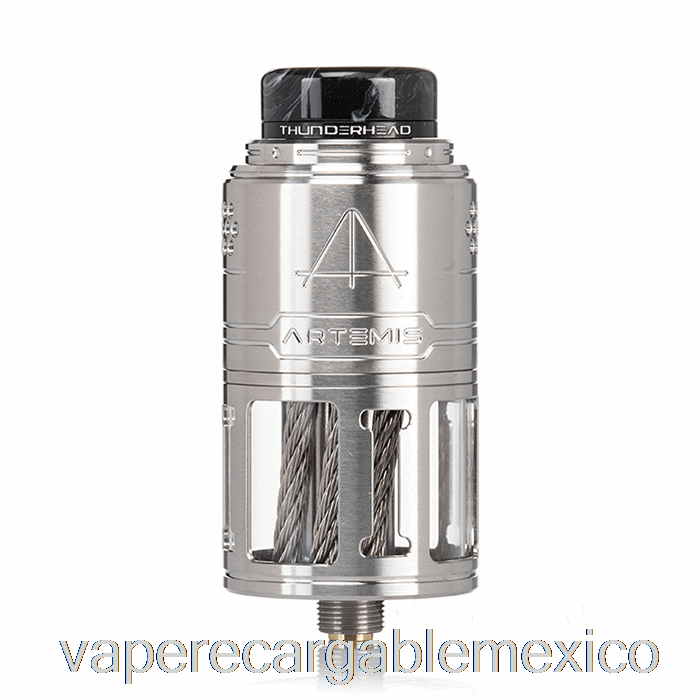 Vape Recargable Thunderhead Creations Artemis V2 Top Coiler 25mm Rdta Plata